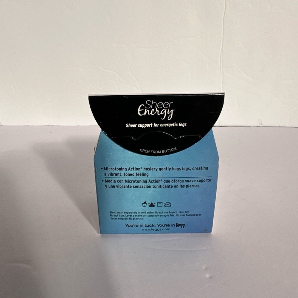 L’eggs Sheer Energy Sheer Panty Medium Support Leg Suntan Q New In Box - Picture 4 of 6
